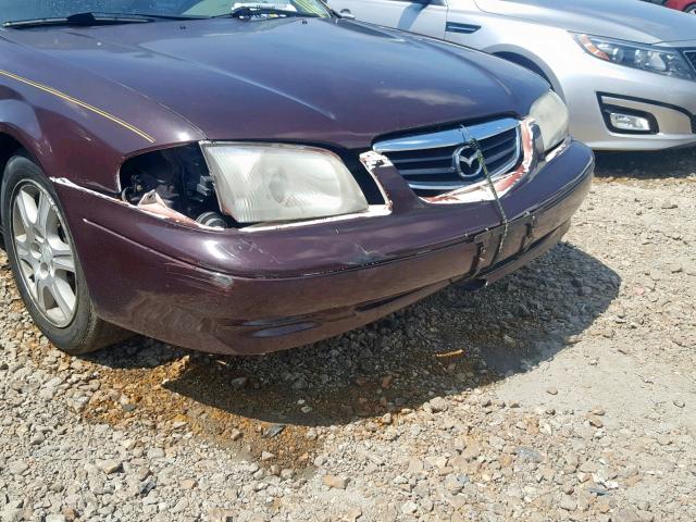 1YVGF22F0Y5109707 - 2000 MAZDA 626 ES PURPLE photo 9