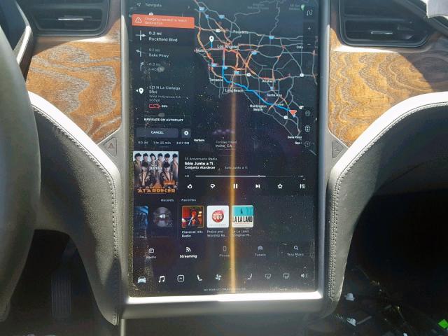 5YJXCBE27JF141145 - 2018 TESLA MODEL X BLACK photo 9