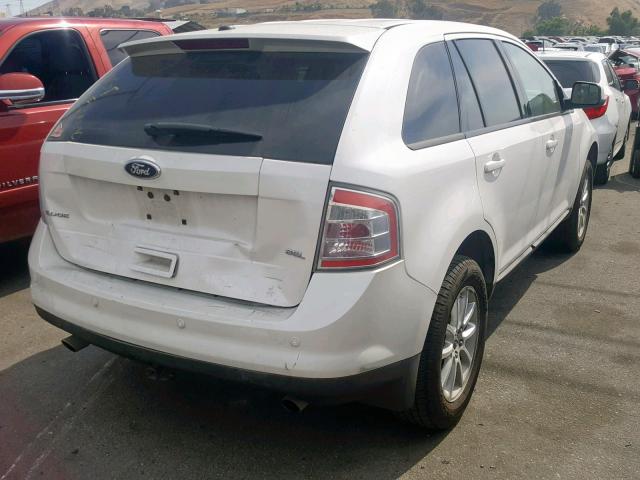 2FMDK3JC4ABB65597 - 2010 FORD EDGE SEL WHITE photo 4