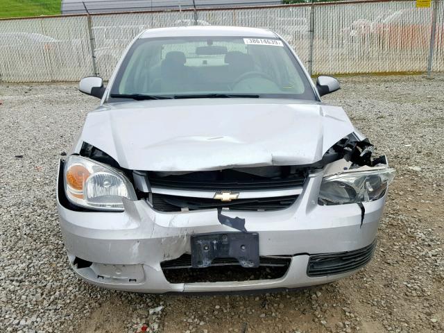 1G1AL55F867865362 - 2006 CHEVROLET COBALT LT SILVER photo 9