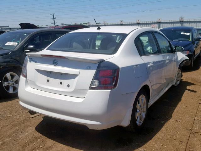 3N1AB6AP2AL713275 - 2010 NISSAN SENTRA 2.0 WHITE photo 4