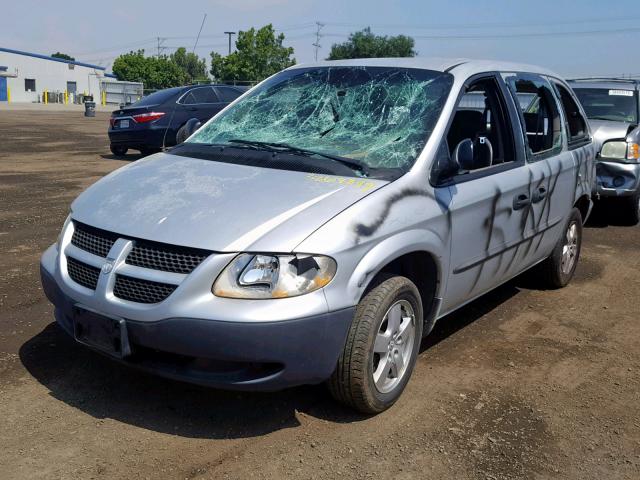 1D4GP25B63B121336 - 2003 DODGE CARAVAN SE GRAY photo 2