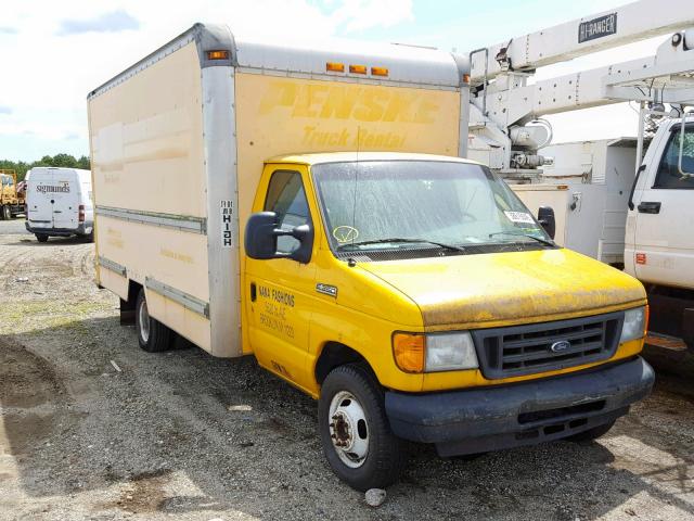 1FDSE35L57DA15025 - 2007 FORD E350 YELLOW photo 1