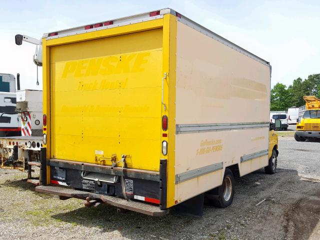 1FDSE35L57DA15025 - 2007 FORD E350 YELLOW photo 4