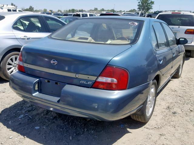 1N4DL01A31C185358 - 2001 NISSAN ALTIMA GXE BLUE photo 4