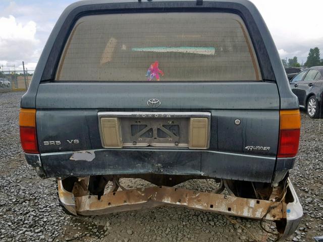 JT3VN39W9N0073945 - 1992 TOYOTA 4RUNNER VN GREEN photo 9