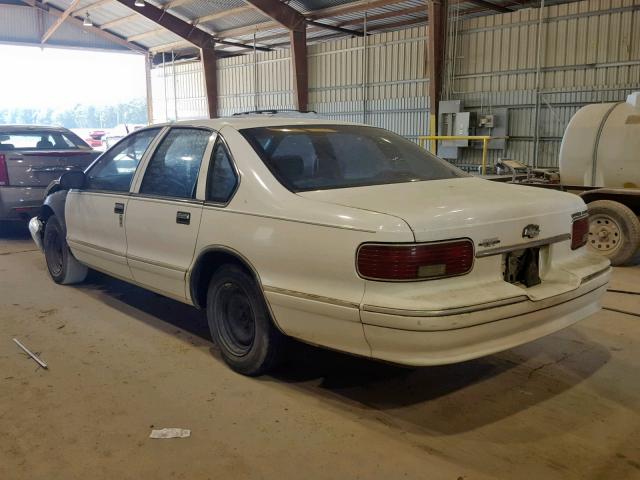 1G1BL52W0SR135825 - 1995 CHEVROLET CAPRICE CL WHITE photo 3