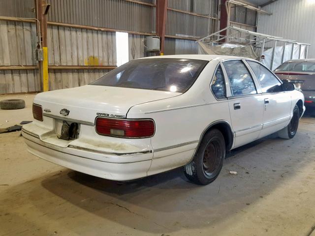 1G1BL52W0SR135825 - 1995 CHEVROLET CAPRICE CL WHITE photo 4