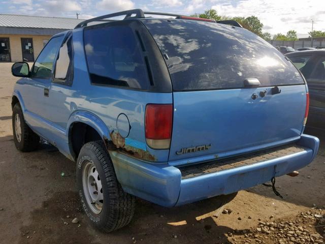 1GKCT18W2TK506591 - 1996 GMC JIMMY BLUE photo 3