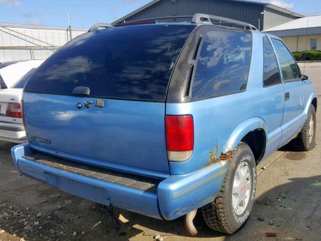 1GKCT18W2TK506591 - 1996 GMC JIMMY BLUE photo 4