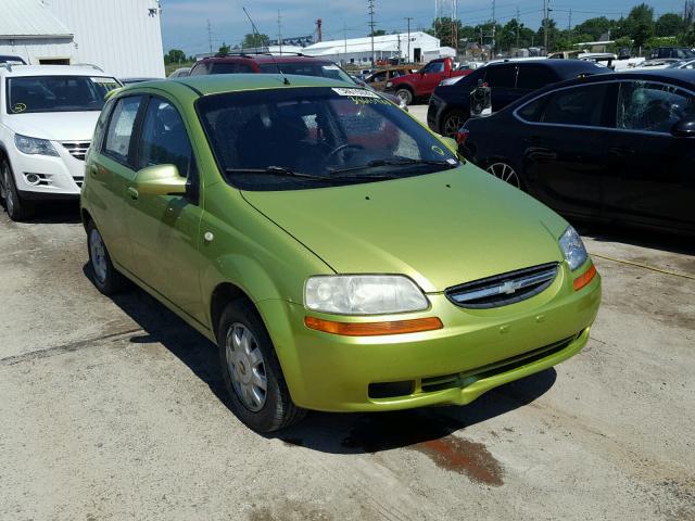 KL1TG62645B391847 - 2005 CHEVROLET AVEO LT GREEN photo 1