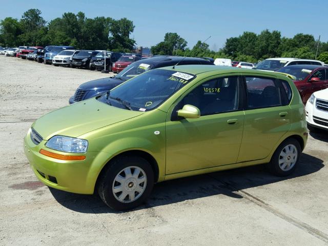 KL1TG62645B391847 - 2005 CHEVROLET AVEO LT GREEN photo 9