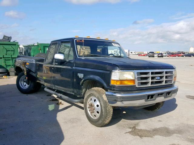 1FTJX35F0VED12148 - 1997 FORD F350 BLACK photo 1