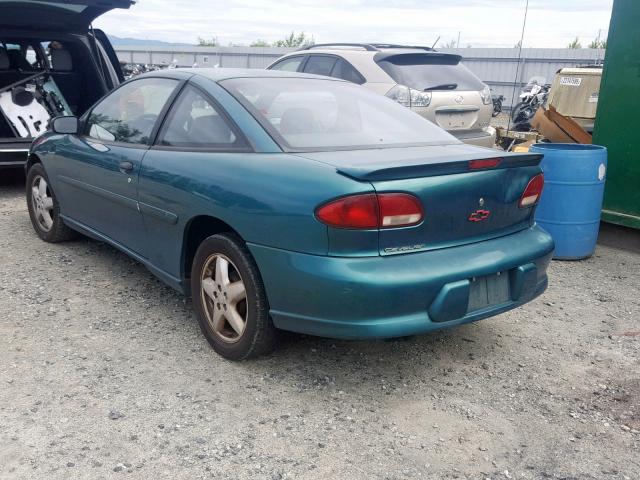 1G1JF12T1X7163864 - 1999 CHEVROLET CAVALIER Z GREEN photo 3