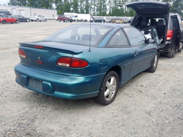 1G1JF12T1X7163864 - 1999 CHEVROLET CAVALIER Z GREEN photo 4