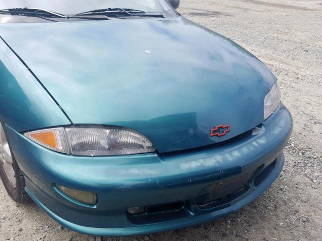 1G1JF12T1X7163864 - 1999 CHEVROLET CAVALIER Z GREEN photo 9