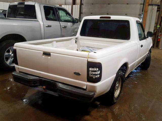 1FTYR10V5XUB63014 - 1999 FORD RANGER WHITE photo 4