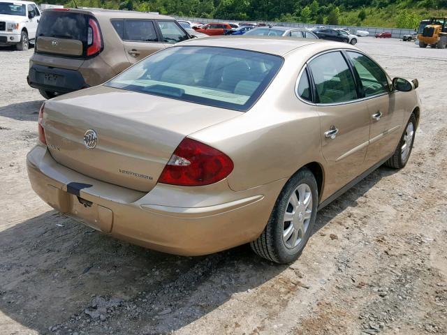 2G4WC562051325729 - 2005 BUICK LACROSSE C GOLD photo 4