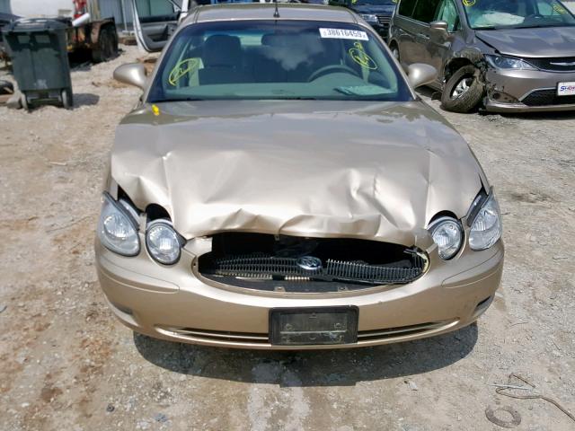 2G4WC562051325729 - 2005 BUICK LACROSSE C GOLD photo 9