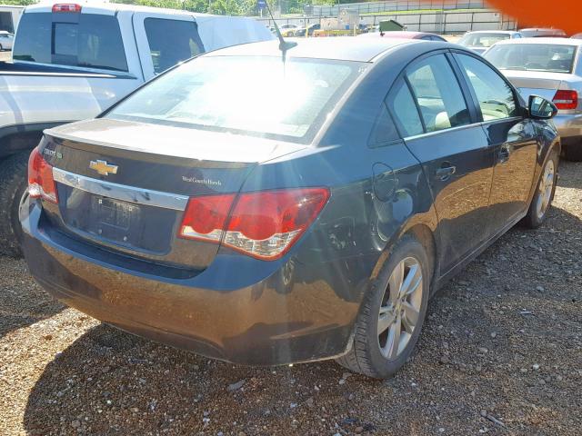 1G1P75SZ3E7212126 - 2014 CHEVROLET CRUZE BLACK photo 4