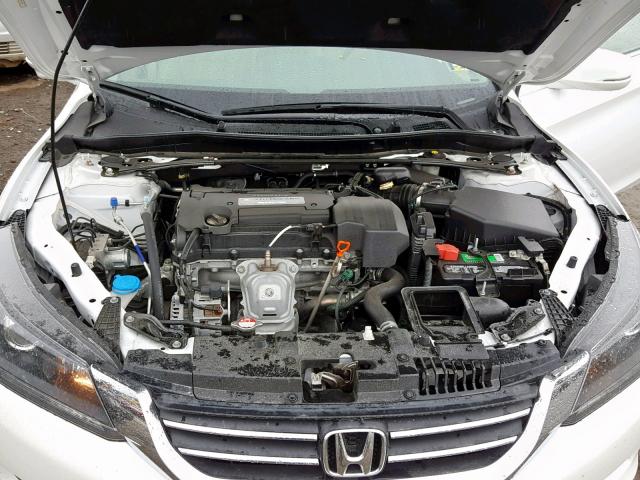 1HGCR2F85DA004221 - 2013 HONDA ACCORD EXL WHITE photo 7