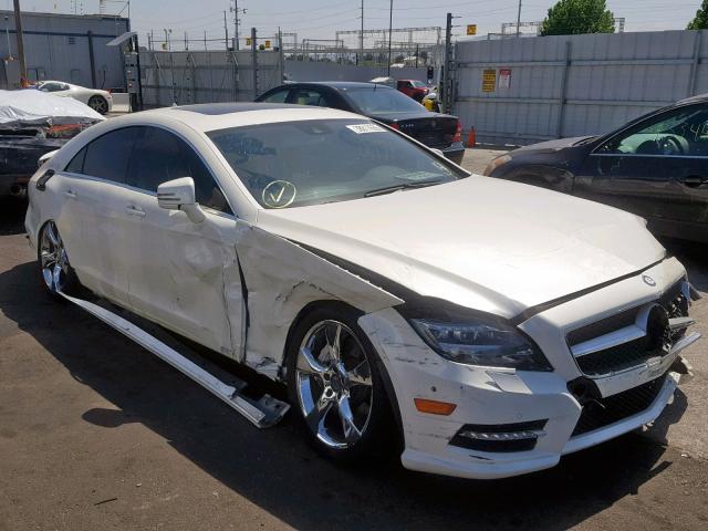 WDDLJ7DB9DA063702 - 2013 MERCEDES-BENZ CLS 550 WHITE photo 1