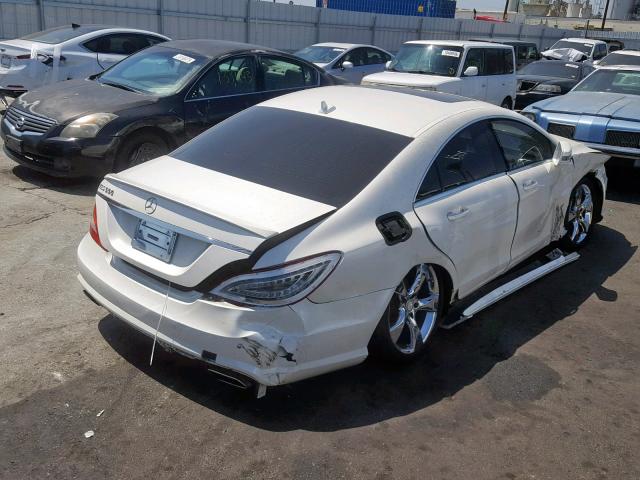 WDDLJ7DB9DA063702 - 2013 MERCEDES-BENZ CLS 550 WHITE photo 4