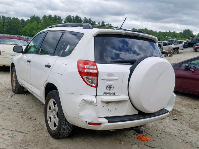 2T3ZF4DV6BW087159 - 2011 TOYOTA RAV4 WHITE photo 3