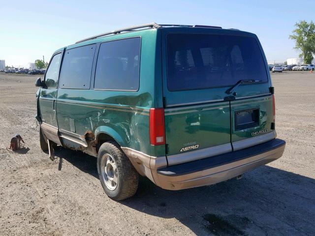 1GNDM19W1WB161058 - 1998 CHEVROLET ASTRO GREEN photo 3