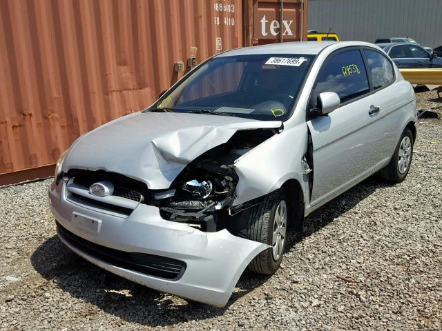 KMHCM3AC5AU156469 - 2010 HYUNDAI ACCENT BLU SILVER photo 2