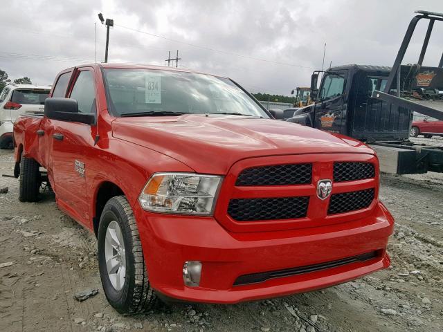 1C6RR6FG3KS610526 - 2019 RAM 1500 CLASS RED photo 1