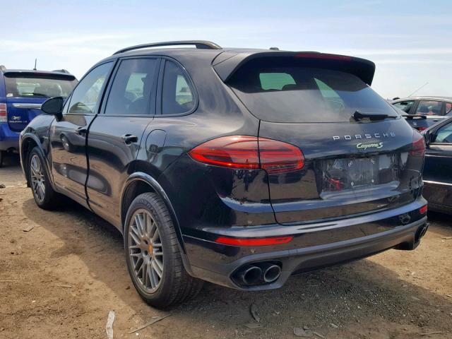 WP1AE2A24HLA70322 - 2017 PORSCHE CAYENNE SE BLACK photo 3