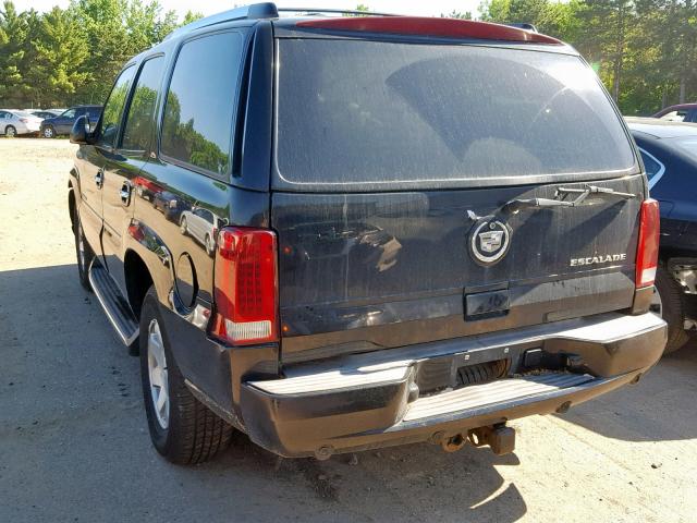 1GYEK63N62R227891 - 2002 CADILLAC ESCALADE L BLACK photo 3