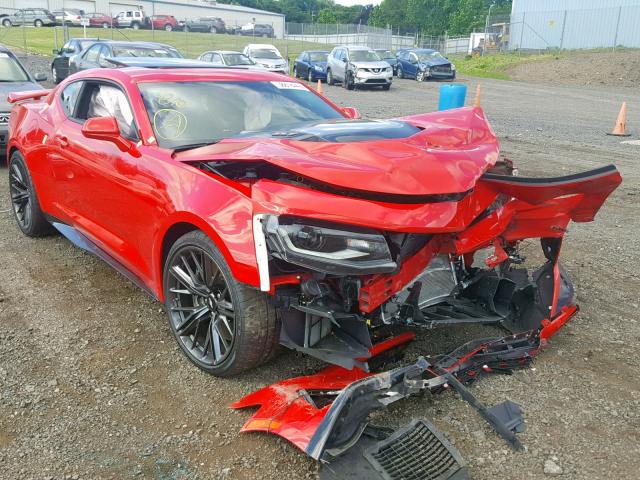 1G1FK1R66J0188292 - 2018 CHEVROLET CAMARO ZL1 RED photo 1