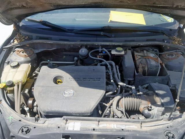 JM1BK343671723977 - 2007 MAZDA 3 HATCHBAC GRAY photo 7