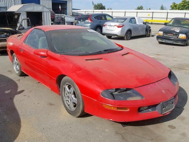 2G1FP22K7V2135653 - 1997 CHEVROLET CAMARO BAS RED photo 1