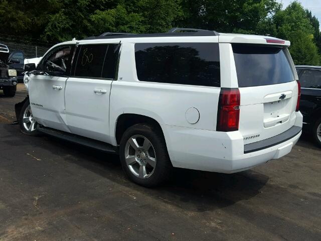 1GNSCHKC1GR406081 - 2016 CHEVROLET SUBURBAN C WHITE photo 3