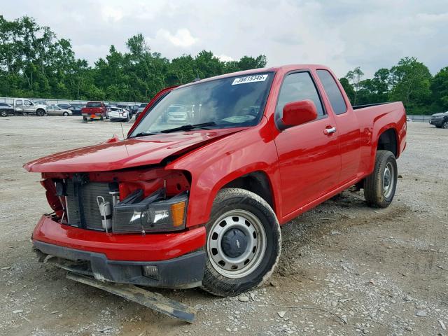 1GCESBD94A8109018 - 2010 CHEVROLET COLORADO RED photo 2