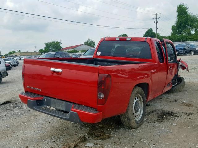 1GCESBD94A8109018 - 2010 CHEVROLET COLORADO RED photo 4