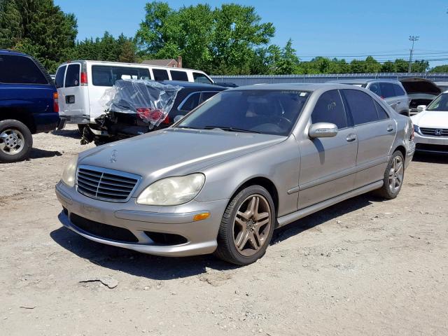 WDBNG75J46A465071 - 2006 MERCEDES-BENZ S 500 GRAY photo 2