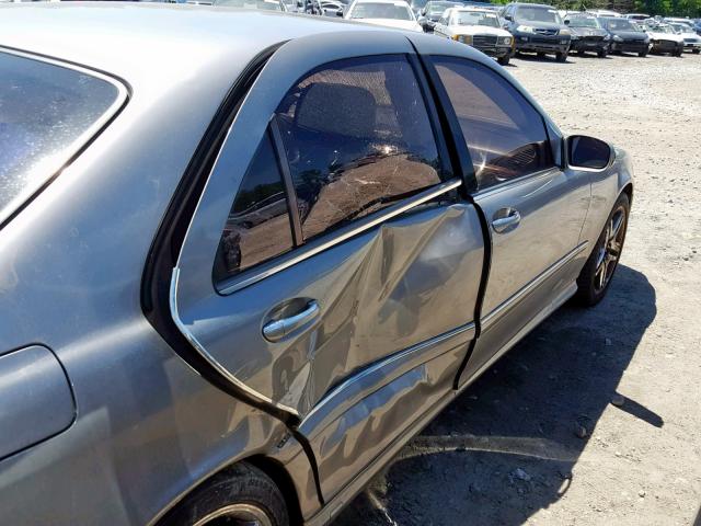 WDBNG75J46A465071 - 2006 MERCEDES-BENZ S 500 GRAY photo 9