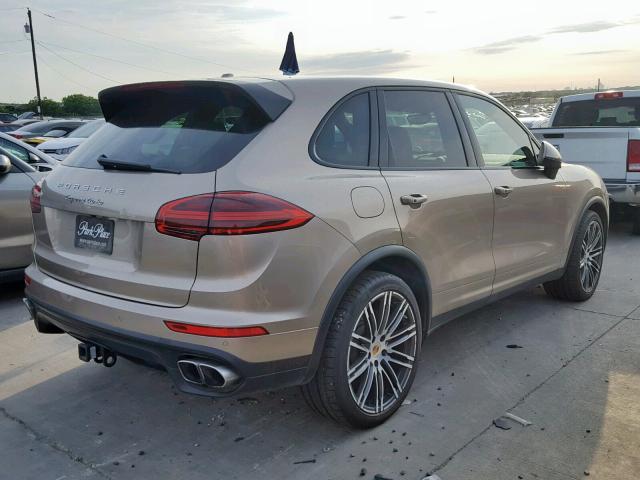 WP1AC2A21FLA81880 - 2015 PORSCHE CAYENNE TU BEIGE photo 4