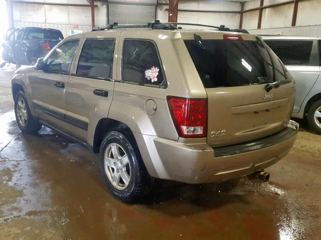 1J8GR48K06C324518 - 2006 JEEP GRAND CHER TAN photo 3