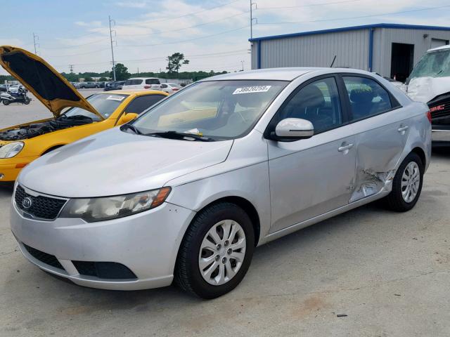 KNAFU4A23C5565627 - 2012 KIA FORTE EX SILVER photo 2