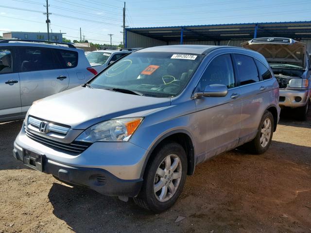 JHLRE38727C053757 - 2007 HONDA CR-V EXL SILVER photo 2