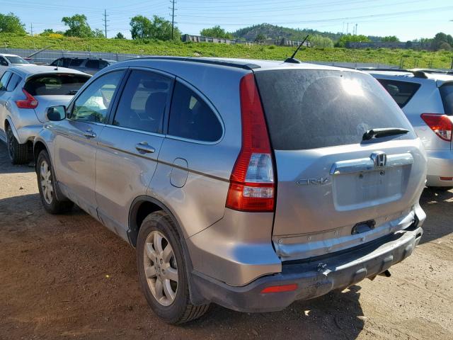 JHLRE38727C053757 - 2007 HONDA CR-V EXL SILVER photo 3