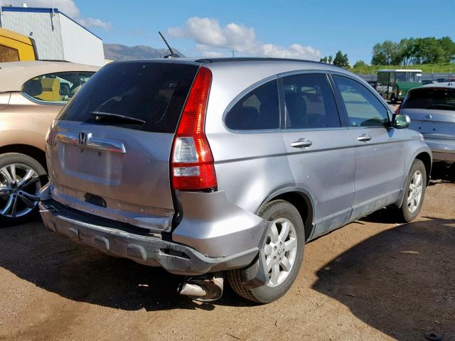 JHLRE38727C053757 - 2007 HONDA CR-V EXL SILVER photo 4