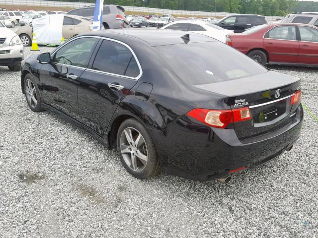 JH4CU2F88CC018533 - 2012 ACURA TSX SE BLACK photo 3