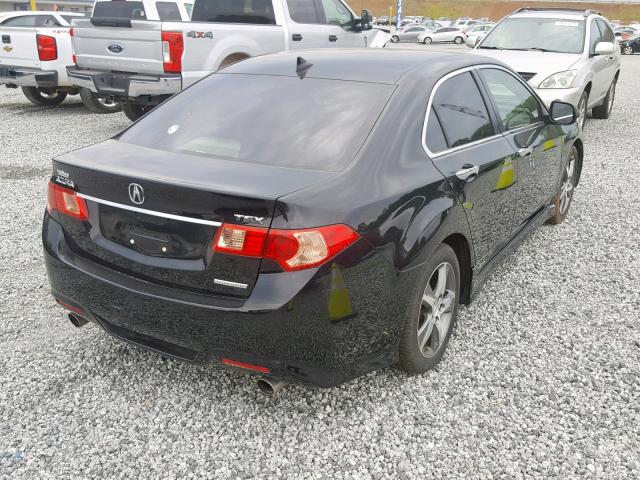 JH4CU2F88CC018533 - 2012 ACURA TSX SE BLACK photo 4