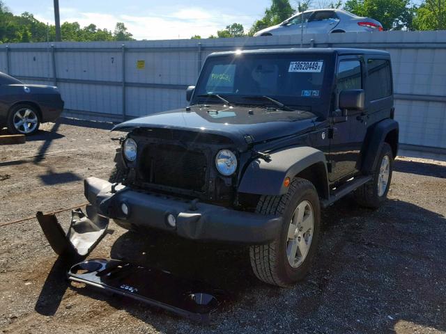 1C4AJWAG0DL503676 - 2013 JEEP WRANGLER S BLACK photo 2